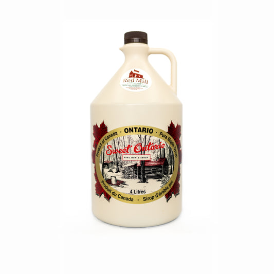 All Natural Ontario Maple Syrup Plastic Jugs